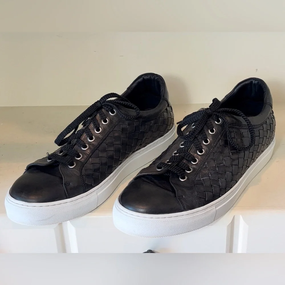 Trask Men’s Woven Leather Sneakers Size 11